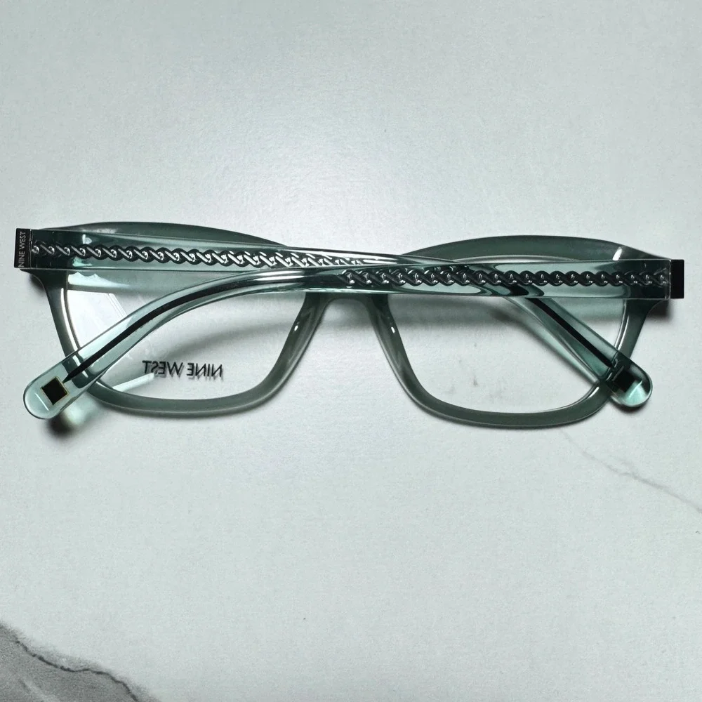 Nine West NW5086 418 Teal Green Cat Eye Eyeglasses Frames 52-16-135